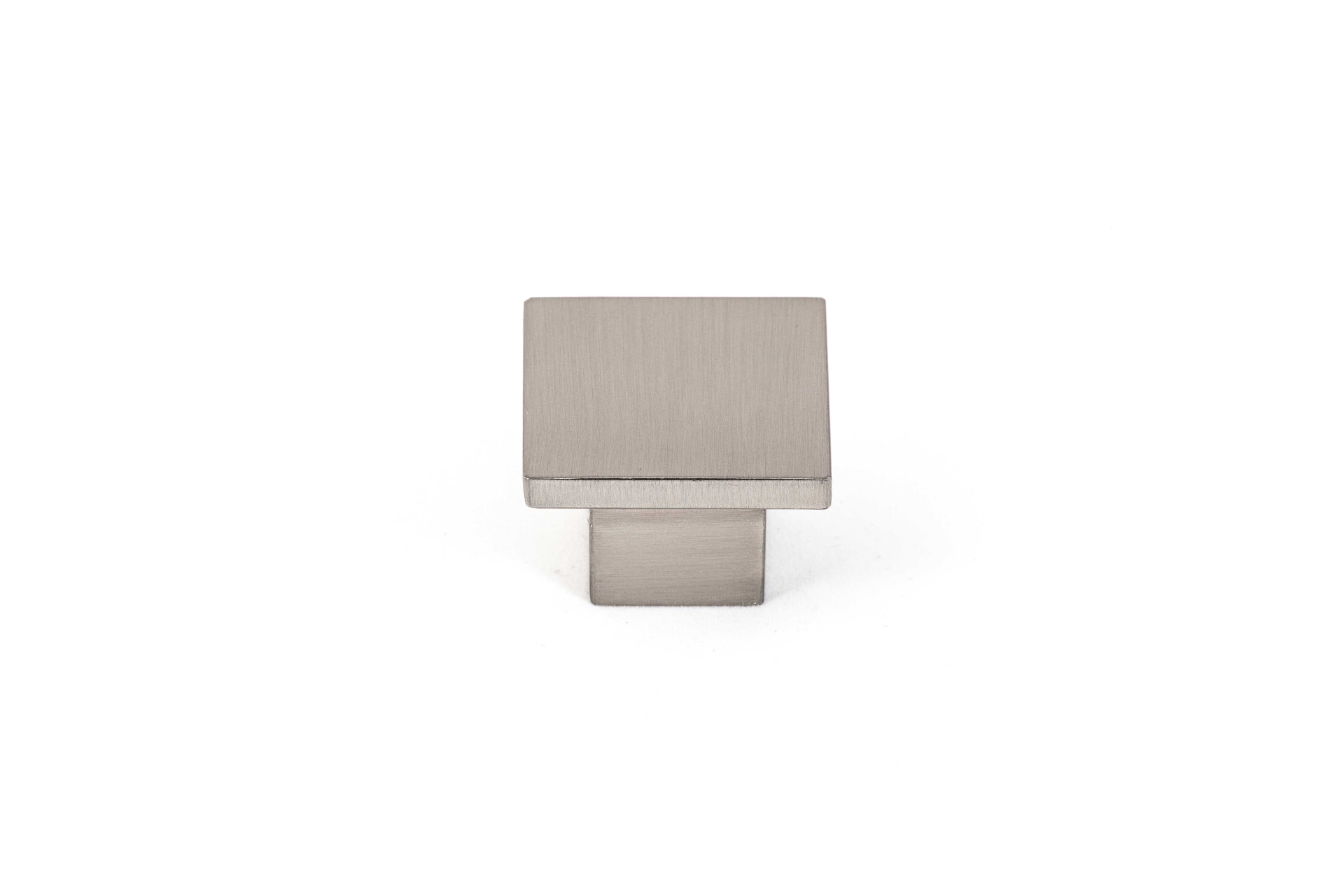 K998-40 square classic knob in brushed nickel