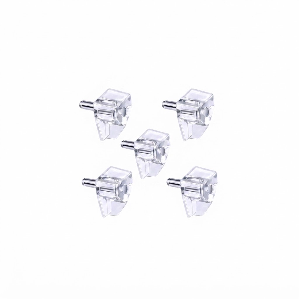Clear shelf support 5mm stud