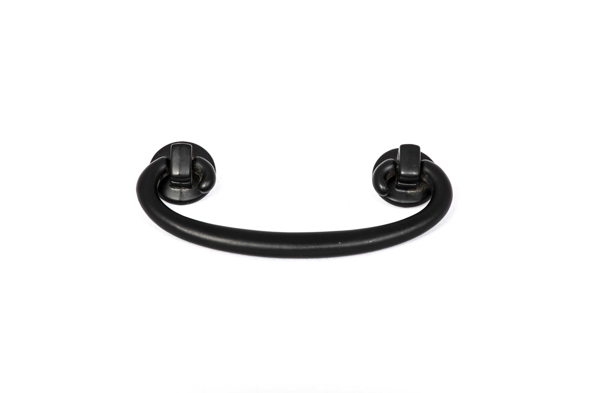 PZC96BK antique pull in matte black