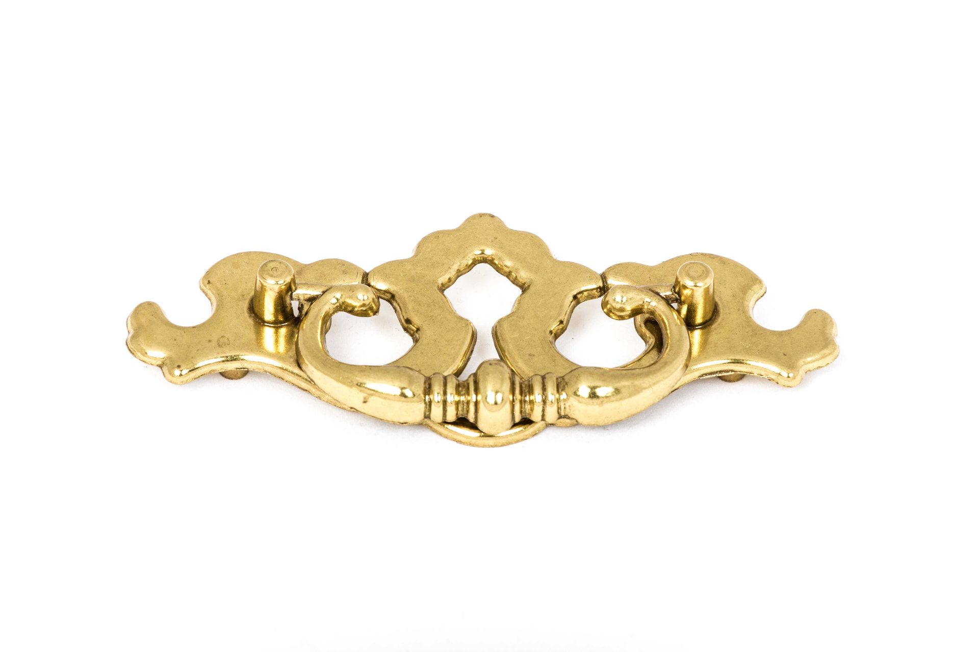 PZMC802 antique pull in polished brass
