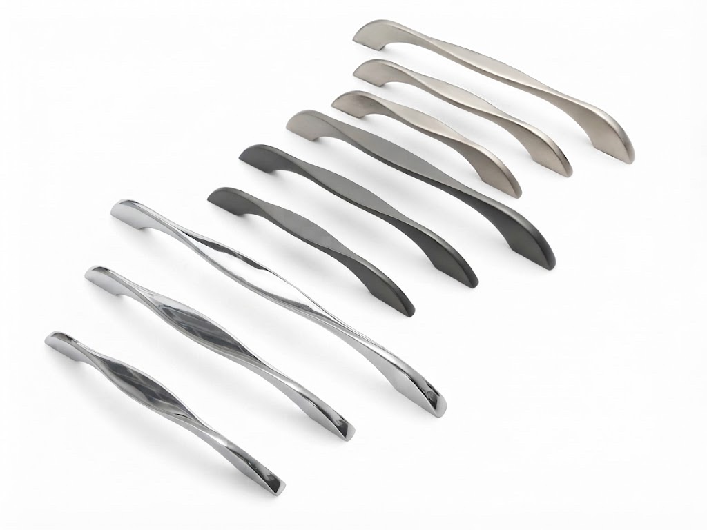 P1018 new concept pull in brushed nickel, matte black nickel and polished chrome