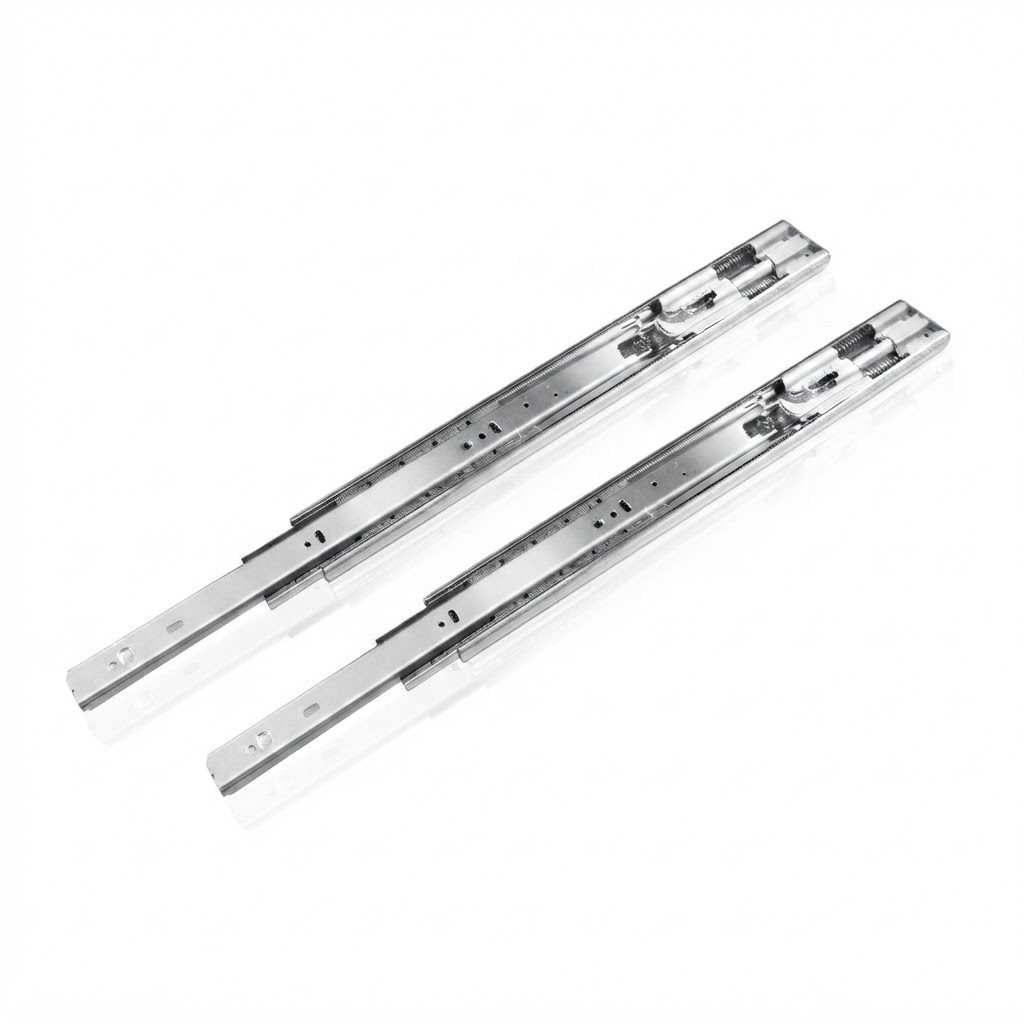 Side-mount full extension soft closing drawer slide