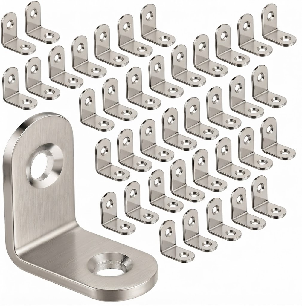 Corner metal L-bracket 22mm