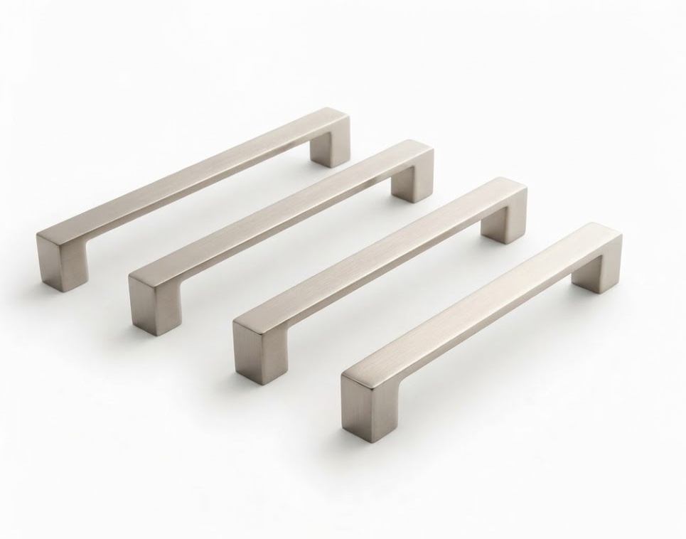 P7076 rectangular profile pull in brushed nickel